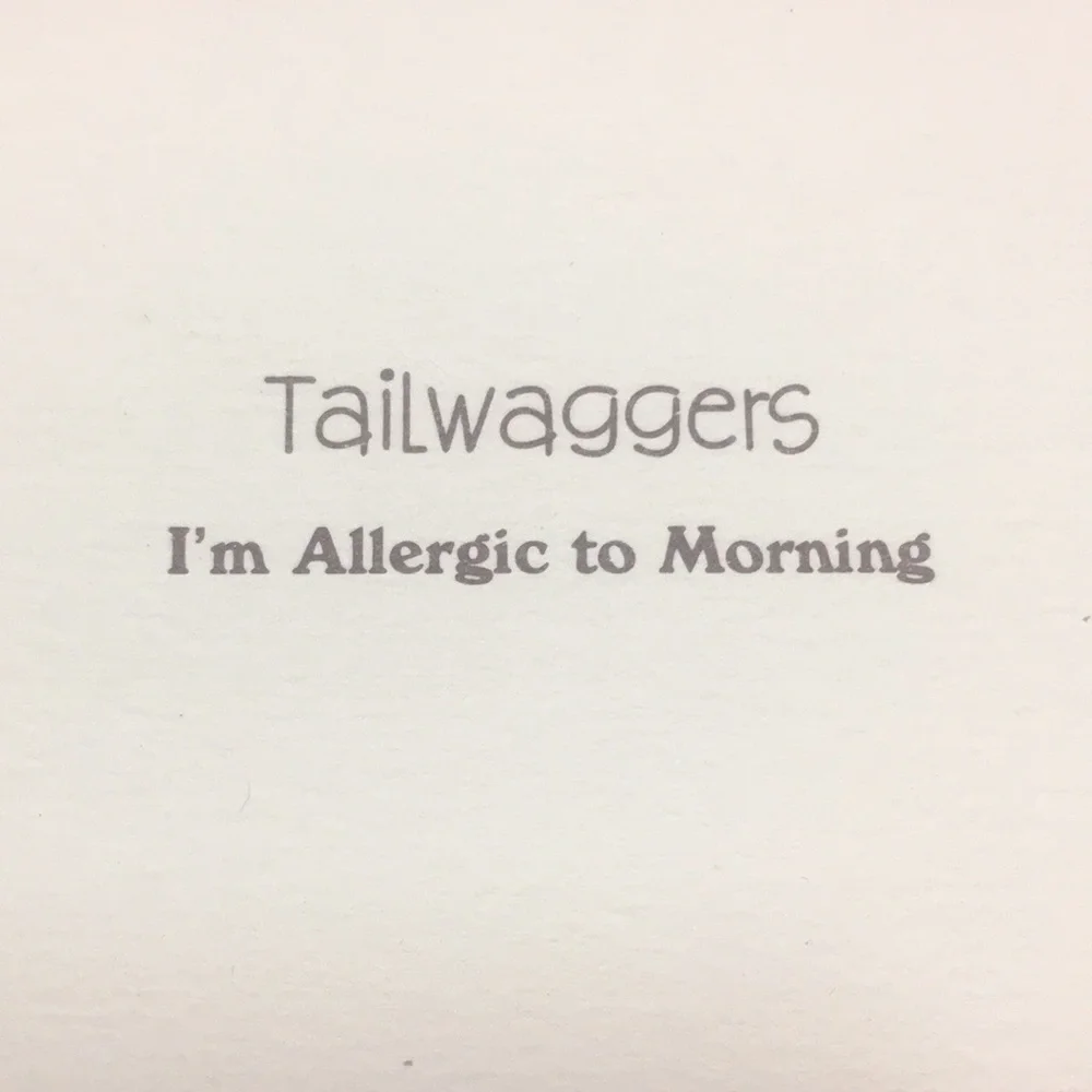 Vintage 1982 Little Gallery Hallmark:“I’m Allergic to Morning”